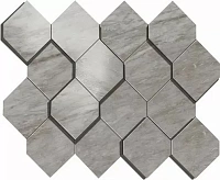 AS39 Marvel Bardiglio Grey Mosaico Esagono 3D. Мозаика (28,2x35,3)