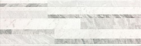 Плитка Roma Diamond Deco White Brillante, 25x75, арт. fNIZ