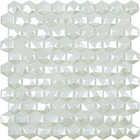 Hex Diamond № 350D Белый. Мозаика (30,7x31,7)
