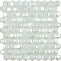 Мозаика Hex Diamond № 350D Белый, 30,7x31,7 4 мм
