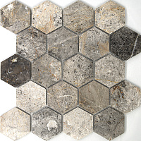 Мозаика HEXAGON VLgP полир, 30,5x30,5 8 мм