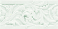 Blossom Border White. Бордюр (7,5x15)