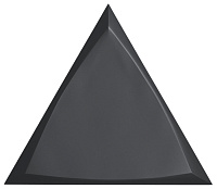 Плитка Traingle Channel Black Matt мат, 15x17, арт. 218250