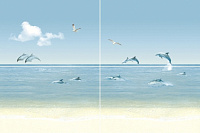 Панно Mauritius P4-2D138 из 4-х шт глянц, 40x60