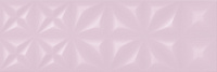 Плитка Lila рельеф розовый мат, 25x75, арт. (LLU072D)
