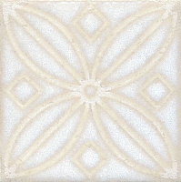 Вставка Амальфи орнамент белый STG\B402\1266 (9,9x9,9)