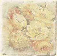 Декор Inserto Ottocento Botticino S/3 6 Цветков, 10x10, арт. 1511014-240-02240-3