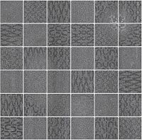 Декор Про Дабл антрацит мозаичный, 30x30 11 мм, арт. DD2009/MM