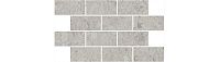 Мозаика Чеппо ди Гре серый светлый обрезной мат 34,6x20 9 мм арт. DD605820\MM