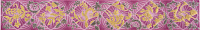 Бордюр Listelo Elegance Malva глянц, 6x40