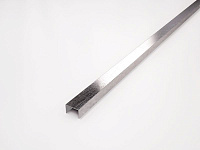Доп Элемент Профиль из нержавеющей стали Inox Pencil Esmerilado-K матовый, 15x8
