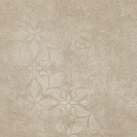 Керамогранит Хадду бежевый декорированный мат 40,2x40,2 8 мм арт. KM4040G0051N