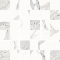 Мозаика Стелларис Статуарио Уайт мат 30x30 9 мм арт. 610110001135