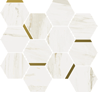 Мозаика Стелларис Каррара Айвори Шик мат 28,3x32,8 9 мм арт. 620110000222