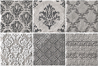 Декор Biarritz Inserto Aloha Cendre S/6, 10x10