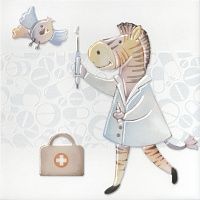 Декор Айболит 5 мат, 20x20 6,9 мм, арт. VT/A505/5009