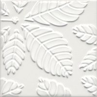 Декор Агдаль 1 белый структура мат 15x15 9 мм арт. KMD2SFB001BN