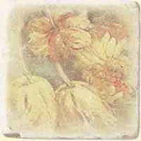 Декор Inserto Ottocento Botticino S/3 4 Цветка, 10x10, арт. 1511014-240-02240-2