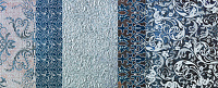 SH05DB SHINE BATIK TURCHESE DECORO B. Декор (24x59)