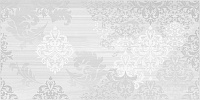 Вставка Grey Shades узор белый глянц, 29,8x59,8, арт. GS2L051DT