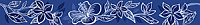 Бордюр ELISSA BLU FIORE, 6,2x50,5