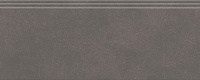 Плинтус Чементо коричневый тёмный матовый обрезной мат, 12x30 13 мм, арт. FMF018R