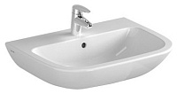 Раковина VITRA S20 60х46 см, с переливом, с 1 отв. под смеситель, цвет белый, 5503B003-0001