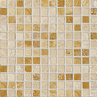 Мозаика Mos.Nat./Polished Golden Travertin 1.5x1.5, 30,5x30,5, арт. CV20049
