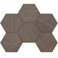 Мозаика Anthracite Mosaic GB03 Hexagon мат 25x28,5 арт. 39872