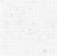 Мозаика Allmarble Wall Altissimo Satin Mosaico мат, 40x40 6 мм, арт. M8GU