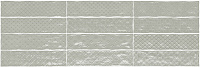 Плитка MUSIC CENDRA DECOR (12 видов рельефов, 12 видов рисунка) глянц, 7,5x30, арт. 78800484