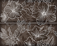 Декор ELISSA MARRONE FIORE, 40,2x50,5