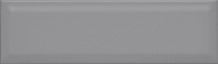 9015 Аккорд серый тёмный грань. Настенная плитка (8,5x28,5)