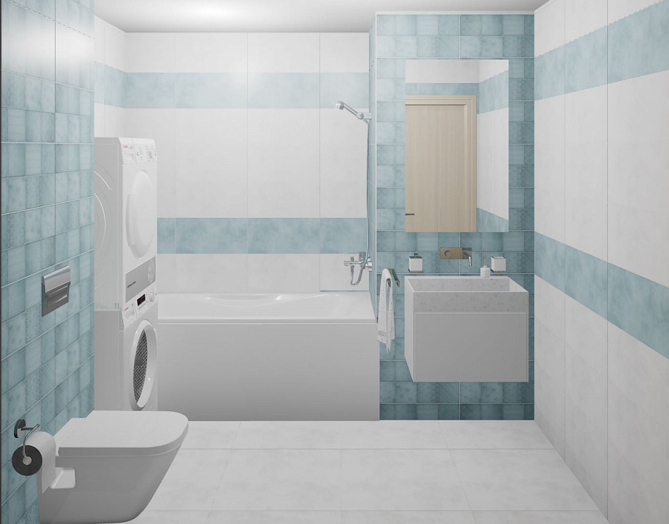 Готовый интерьер к коллекции Alma ceramica Richard (~40 000 ₽)