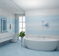 Porto Water and Swan, Коллекционная керамическая плитка