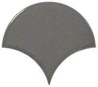 Scale Wall Fan Dark Grey. Настенная плитка (10,6x12)