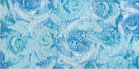Фьюжн голубой 1641-0023. Декор (20x40)