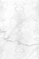 Декор Oriental вставка белая глянц, 45x30, арт. (OE2N051)