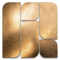 Панно Модульное Силуэт металл глянц 30x30 16 мм арт. KMD3RIC016