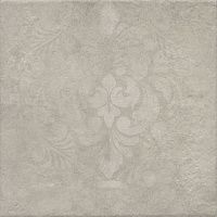 Керамогранит Хадду серый светлый декорированный мат 40,2x40,2 8 мм арт. KM4040G0061N