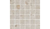 Декор Про Лаймстоун бежевый темный матовый мозаичный мат, 30x30 9 мм, арт. DD205420\MM