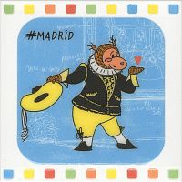 Декор Большое путешествие Madrid глянц, 20x20, арт. NT/A265/5009