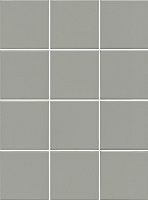 1329 Агуста серый светлый натуральный из 12 частей. Настенная плитка (9,8x9,8)