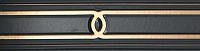 Бордюр Marvel Gold Black глянц, 7,8x30,5 0-0 мм, арт. LVGB