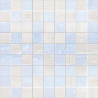 Мозаика Diadema голубой+белый глянц, 30x30 9 мм, арт. DDM-2