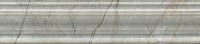 BLE025 Багет Кантата серый светлый глянцевый. Бордюр (5,5x25)