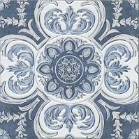 Декор Алмаш центр cиний мат, 30x30 8 мм, арт. HGD/A510/SG9174