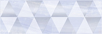 Декор Diadema Perla голубой глянц, 20x60 9 мм, арт. 17-03-61-1186-0