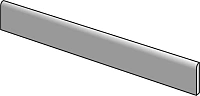 Плинтус Грув Милк мат, 7,2x60 9 мм, арт. 610130004602