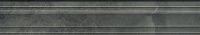 Бордюр Багет Джардини серый темный глянц, 7,3x40 28 мм, арт. BLF004R